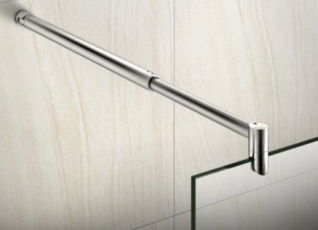 Душевая перегородка WeltWasser WW400 H-2 120 10000001236 кронштейны Хром стекло прозрачное 