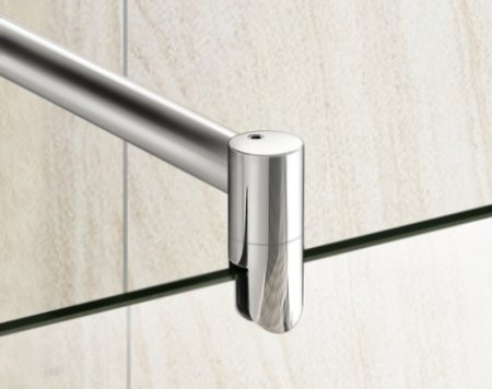 Душевая перегородка WeltWasser WW400 H-2 120 10000001236 кронштейны Хром стекло прозрачное 