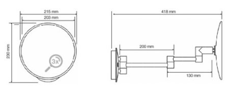 Косметическое зеркало Bemeta 116301522 