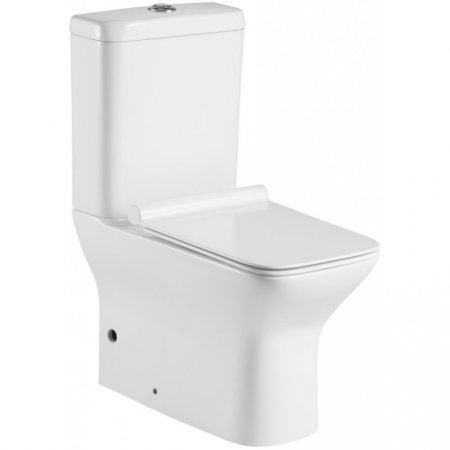 Унитаз компакт BelBagno Romano BB248CPR-P без бачка и сиденья 