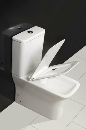 Унитаз компакт BelBagno Romano BB248CPR-P без бачка и сиденья 