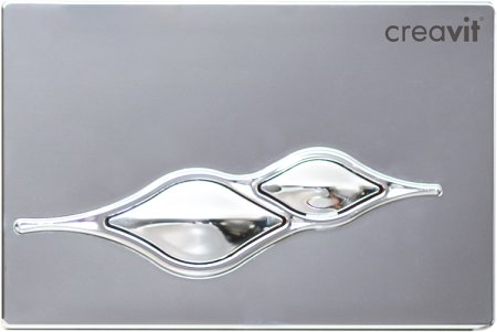 Кнопка смыва Creavit Ufo GP1004.00 хром глянцевый 