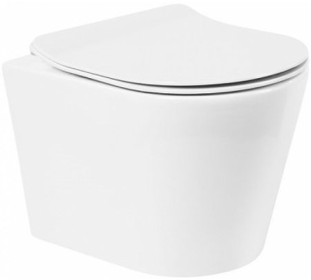 Унитаз BelBagno Flay-R BB053CHR подвесной без сиденья 