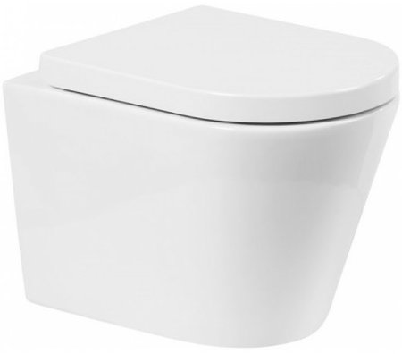 Унитаз BelBagno Flay-R BB053CHR подвесной без сиденья 