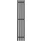 Полотенцесушитель электрический Point Деметра PN12832B П3 180x1200 диммер справа, черный