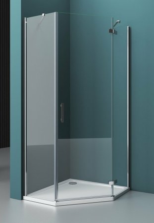 Душевой уголок BelBagno Kraft 90х90 KRAFT-P-1-90-C-Cr-R профиль Хром стекло прозрачное 