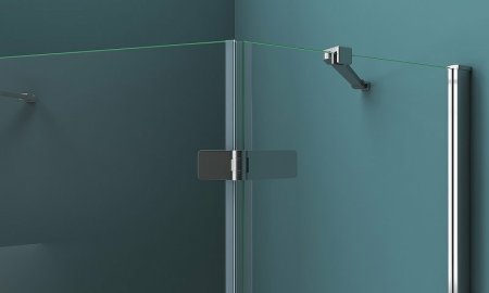 Душевой уголок BelBagno Kraft 90х90 KRAFT-P-1-90-C-Cr-R профиль Хром стекло прозрачное 