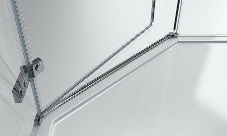 Душевой уголок BelBagno Kraft 90х90 KRAFT-P-1-90-C-Cr-R профиль Хром стекло прозрачное 