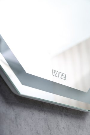 Зеркало BelBagno 80 SPC-OTT-800-800-LED-TCH-WARM с подсветкой с подогревом с сенсорным выключателем 