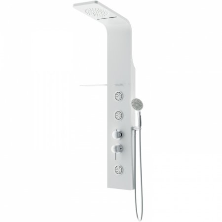 Душевая панель AM.PM Joy W85P-2-136AW Белая матовая 