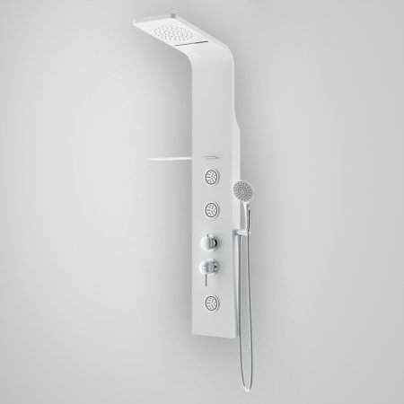 Душевая панель AM.PM Joy W85P-2-136AW Белая матовая 