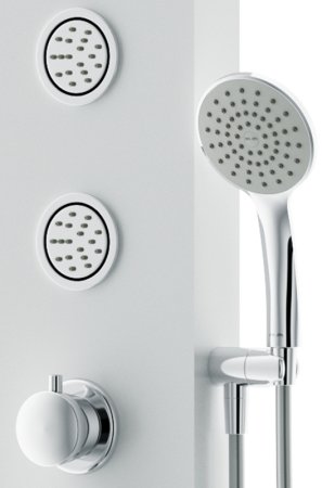 Душевая панель AM.PM Joy W85P-2-136AW Белая матовая 