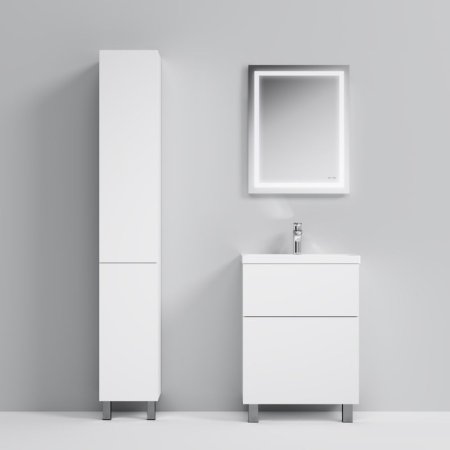 Зеркало AM.PM Gem 55 M91AMOX0551WG с подсветкой с механическим выключателем 