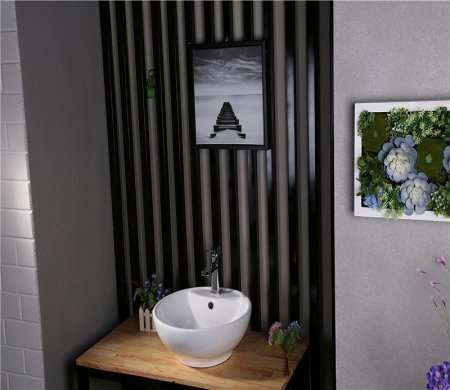 Раковина CeramaLux 9001 накладная 