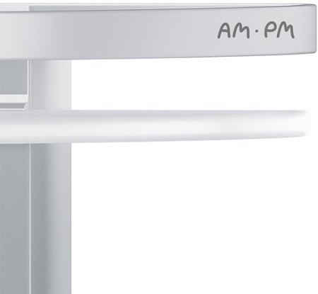 Стеклянная полка AM.PM Sense L A7456200 угловая Серебристая 