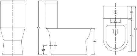 Унитаз-компакт SSWW CT 2045 