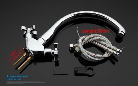 Смеситель для кухни Gappo G43 G4143 Хром 