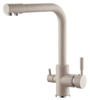 Смеситель Ledeme L4055K-3 для кухонной мойки, светло-бежевый