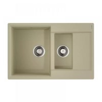 Мойка для кухни Omoikiri Daisen-78-2-BE 4993328 Ваниль