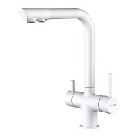 Смеситель WasserKRAFT A8357 для кухонной мойки, белый