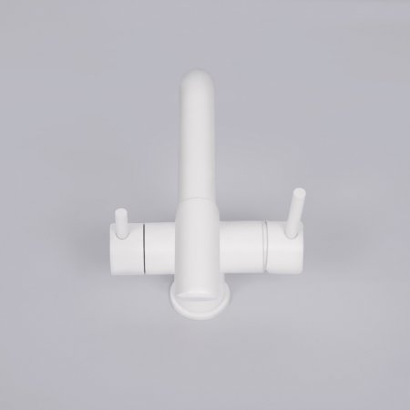 Смеситель WasserKRAFT A8357 для кухонной мойки, белый 