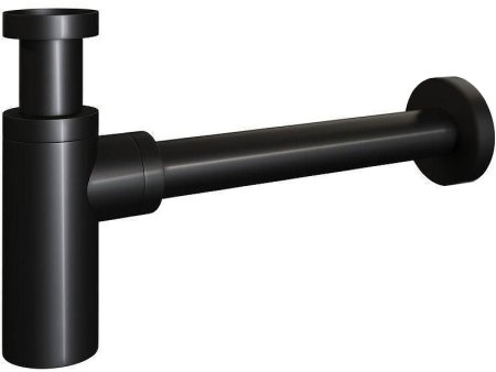 Сифон для раковины CeramaLux C-058B(BC-054GB) Черный глянцевый 