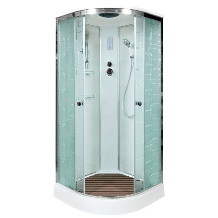 Душевая кабина Deto ЕМ1580 с электрикой (эл.) 