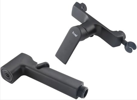 Гигиенический душ со смесителем Frap H71-6 F2071-6 Черный матовый 