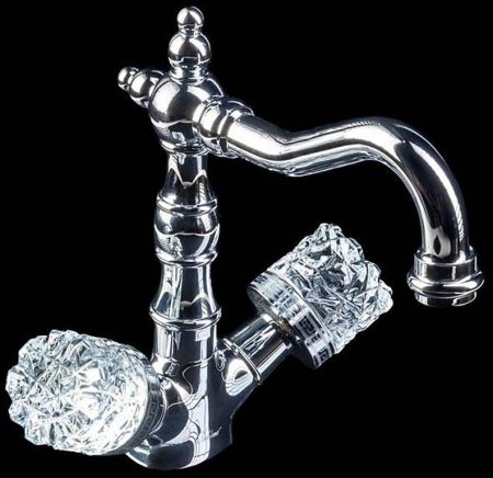Смеситель для раковины Boheme Crystal 272-CRST Хром 