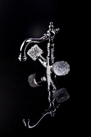 Смеситель для раковины Boheme Crystal 272-CRST Хром 