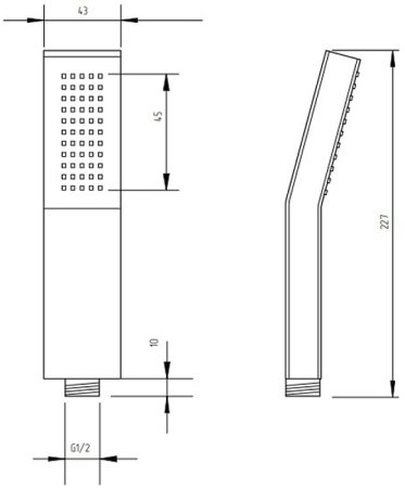 Ручной душ Migliore Inside 30887 Хром 