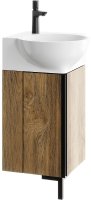 Тумба под раковину Aqwella Porto 45 POR0104DB угловая Дуб балтийский