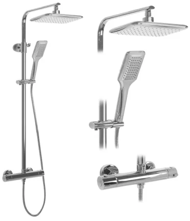 Душевая система 250х170 мм Rea Tom REA-P7100 