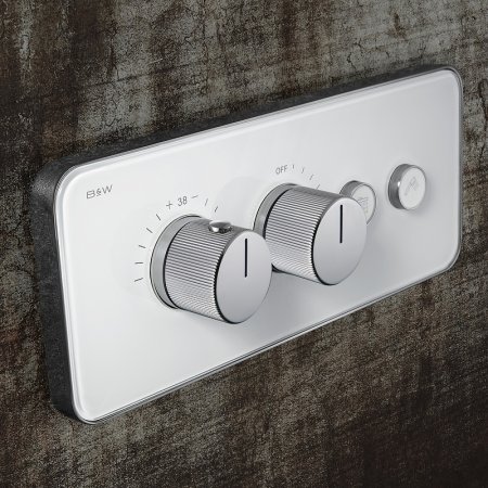 Душевая система Black&White Universe U7646 7646U с термостатом Хром 