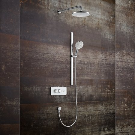 Душевая система Black&White Universe U7646 7646U с термостатом Хром 