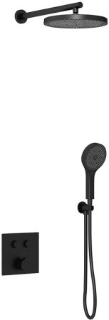 Душевая система Vincea VSFW-4212MB Черная матовая 