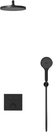 Душевая система Vincea VSFW-4212MB Черная матовая 