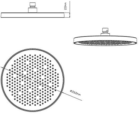 Душевая система Vincea VSFW-4212MB Черная матовая 