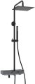 Душевая система WasserKRAFT A114.255.217.CB Thermo с термостатом Черная матовая 