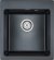 Мойка кухонная Paulmark Zemar PM104651-BLM черный металлик 