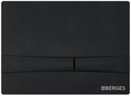 Клавиша смыва Berges Novum F5 040055 Черная матовая 