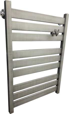 Полотенцесушитель водяной Ника Modern ЛМ-7 80/50, matt antique silver 