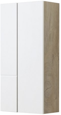 Подвесной шкаф Aquaton Мишель 43 1A243903MIX40 Дуб эндгрейн Белый 