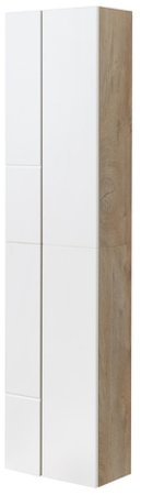 Подвесной шкаф Aquaton Мишель 43 1A243903MIX40 Дуб эндгрейн Белый 