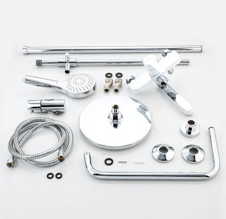Душевая система Frap F2441 Белая Хром 