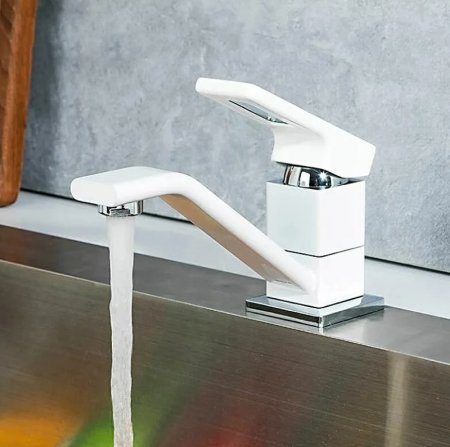 Смеситель для кухни Gappo G17-8 G4517-8 Белый 