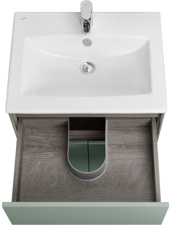 Тумба под раковину Aquaton Форест 60 1A278201FR9C0 Дуб рошелье Сумеречный голубой 