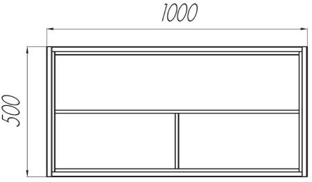 Тумба под раковину Aquaton Брук 100 1A201601BCDF0 подвесная Дуб феррара 