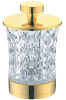 Стакан для ватных дисков настольная Boheme 10215 Золото