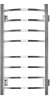 Полотенцесушитель электрический Energy Grand 800x400, форма лесенка, квадратный профиль, цвет хром, скрытое/наружное подключение, 800мм x 431мм 